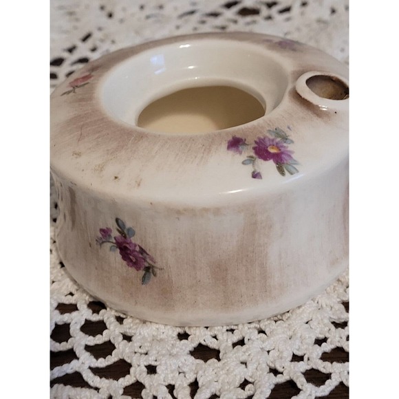 Vintage porcelain inkwell pen holder Bavaria boy and dog - Picture 6 of 9